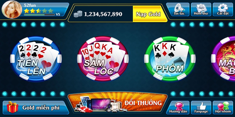 J88 đa dạng sảnh cược game bài