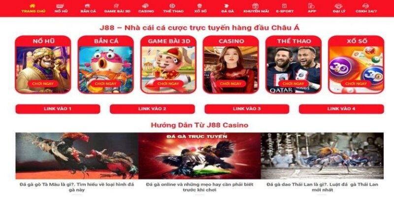 J88 mang đến kho game đa dạng thể loại 